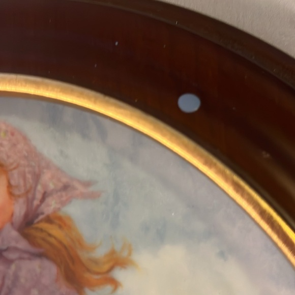 Van Hygan Smythe Plate Frame, 1985 Reco Mary Had A Little Lamb Plate - Picture 10 of 11